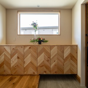 薪ストーブのある新築事例74